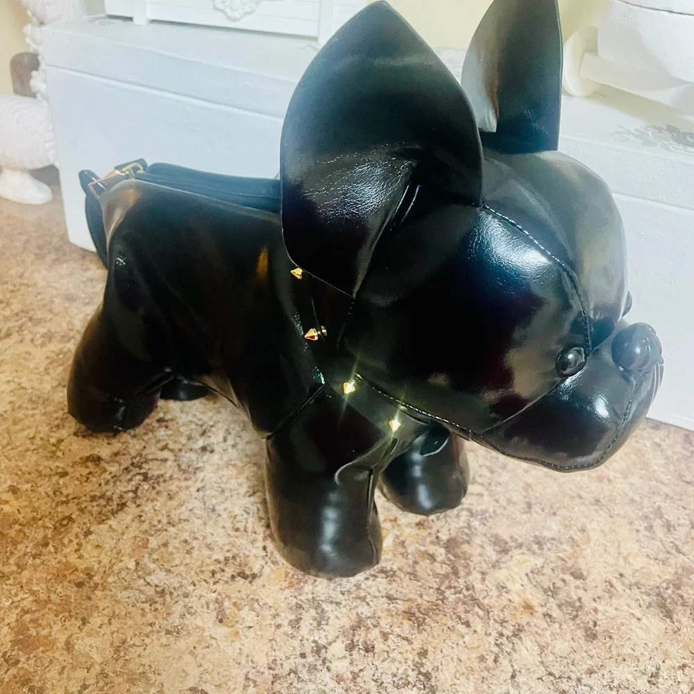 Adorable French bulldog handbag new never used